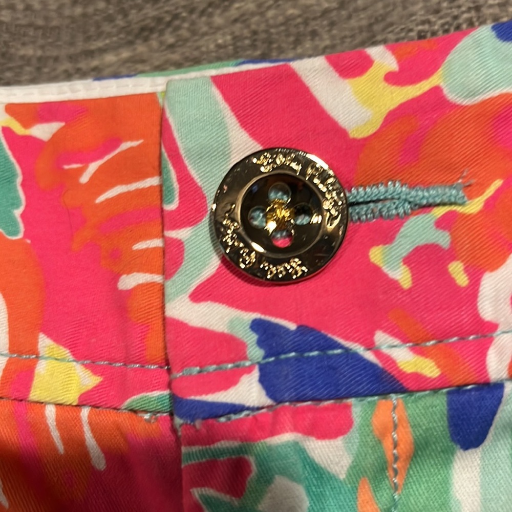 Lilly Pulitzer Callahan Shorts in Casa Banana Size 0 Preppy Beach Resort Wear - Picture 7 of 10